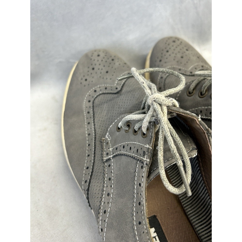 Madden Ranney Wingtip Casual Shoes Mens Size 12 Steve Madden Lace Up Blue/ Gray - Picture 11 of 16